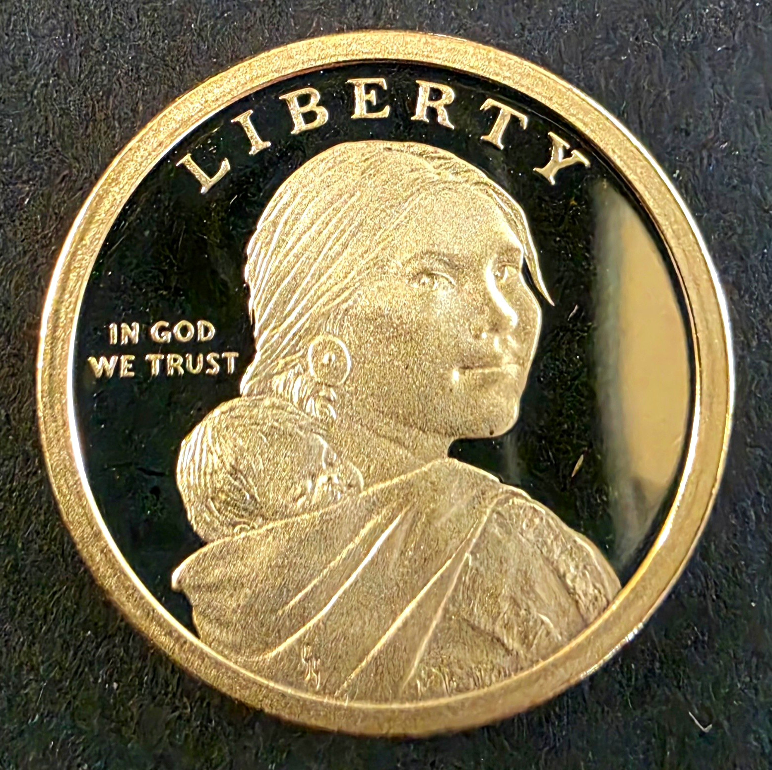 2017-S Native American $1 Proof Dollar Coin, Sacagawea Sequoyah San Francisco