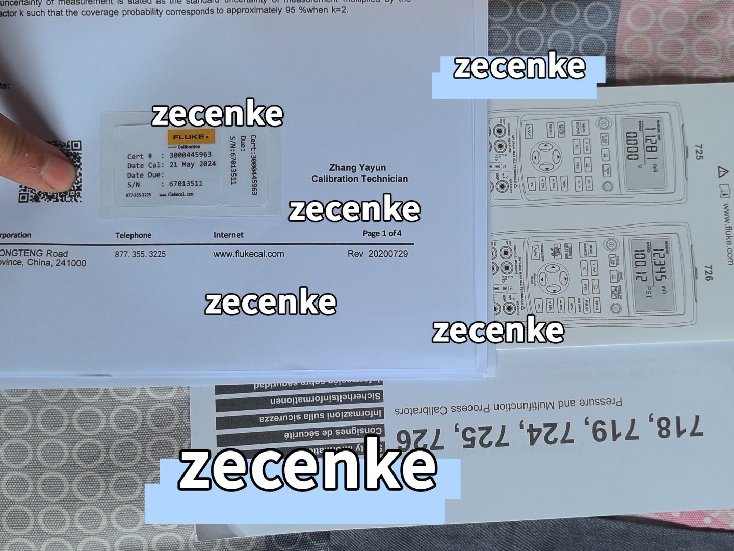 95%NewFluke 726 Multifunction Process Calibrator Calibrated /stock