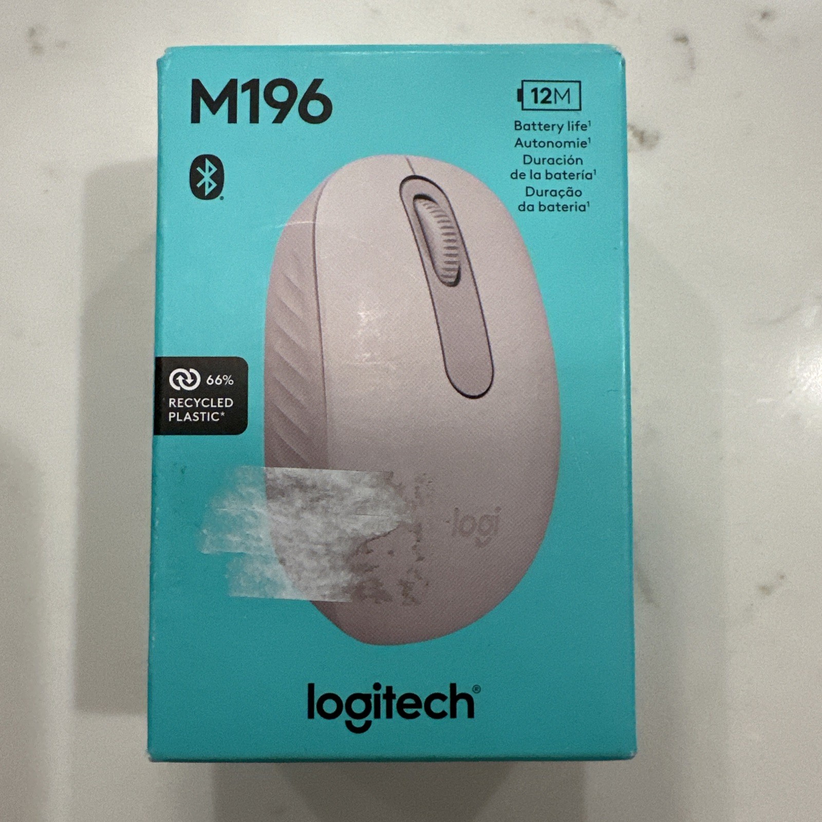 Logitech M196 Bluetooth Wireless Mouse New Sealed