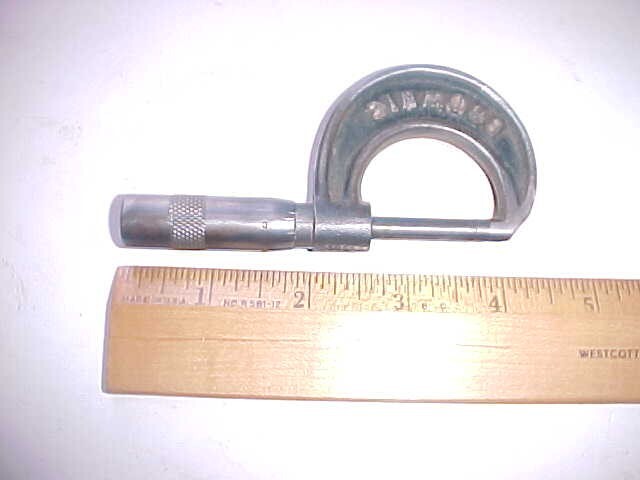 Vintage Brownie Outside Micrometers 0-1"