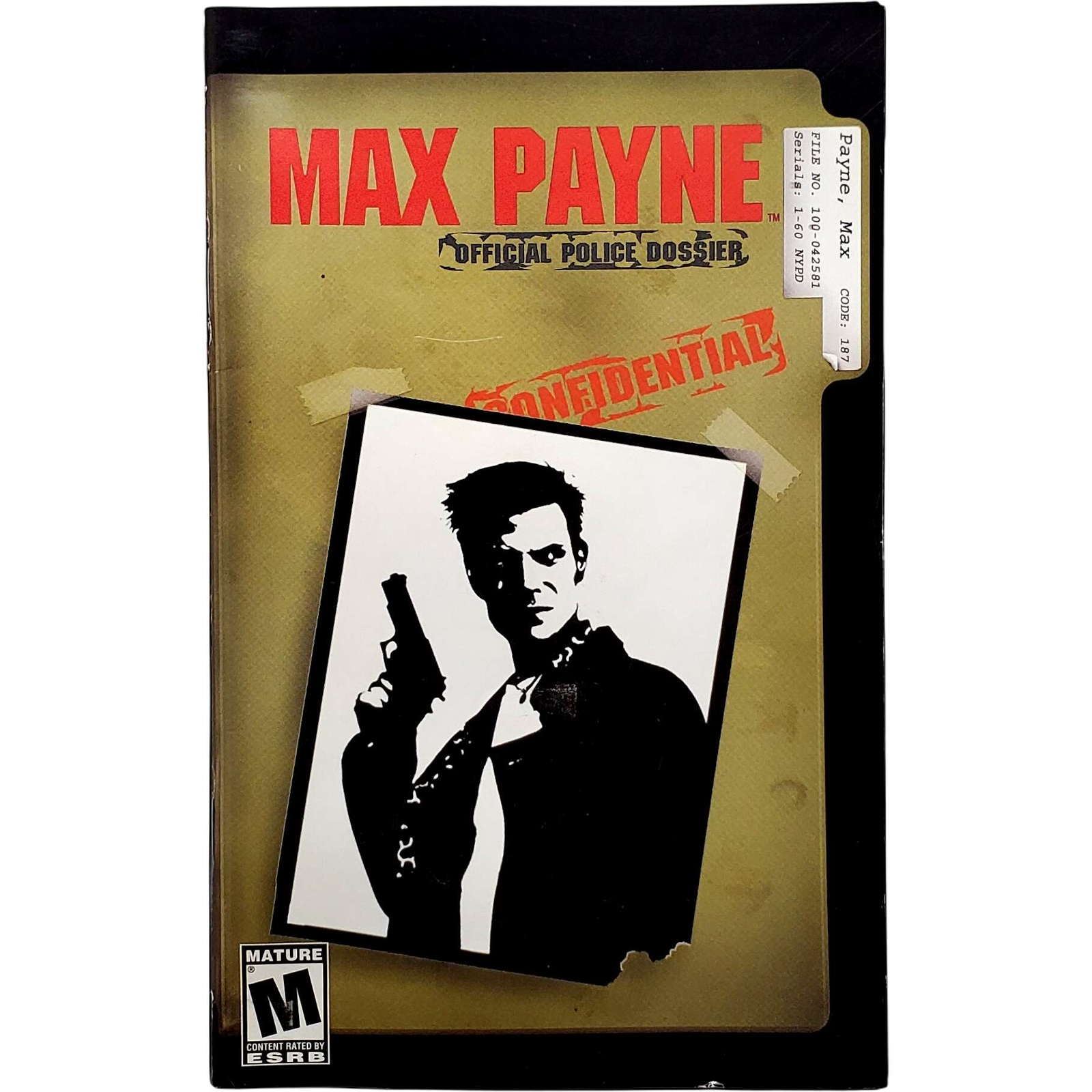 (Manual Only) Max Payne - Sony Playstation 2 Tested Authentic