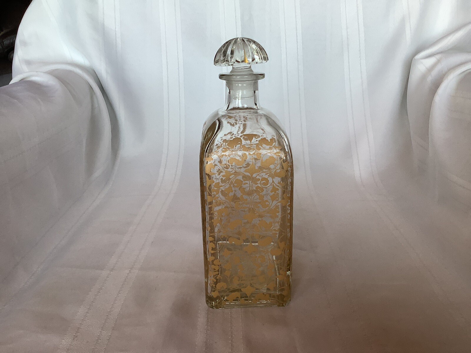 LIQUOR BOTTLE JEREZ SPAIN Decanter With Stopper, Empty