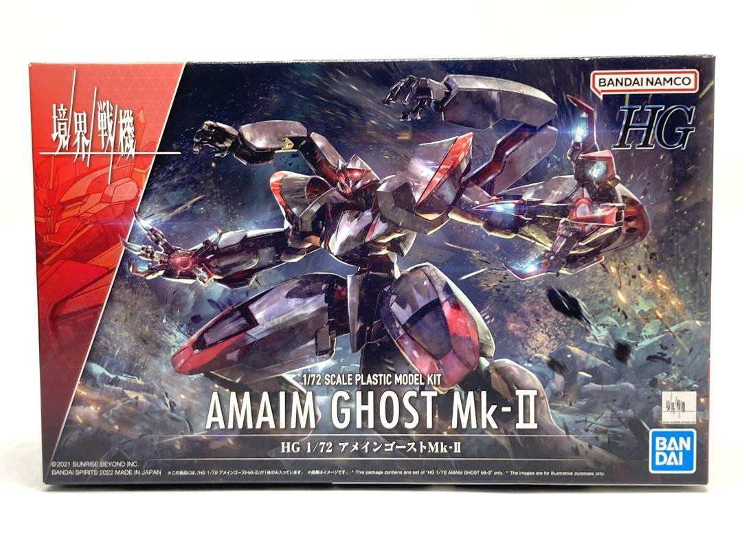 Bandai Spirits HG 1/72 Amaim Ghost Mk-II Model Kit Kyoukai Senki Used F/S