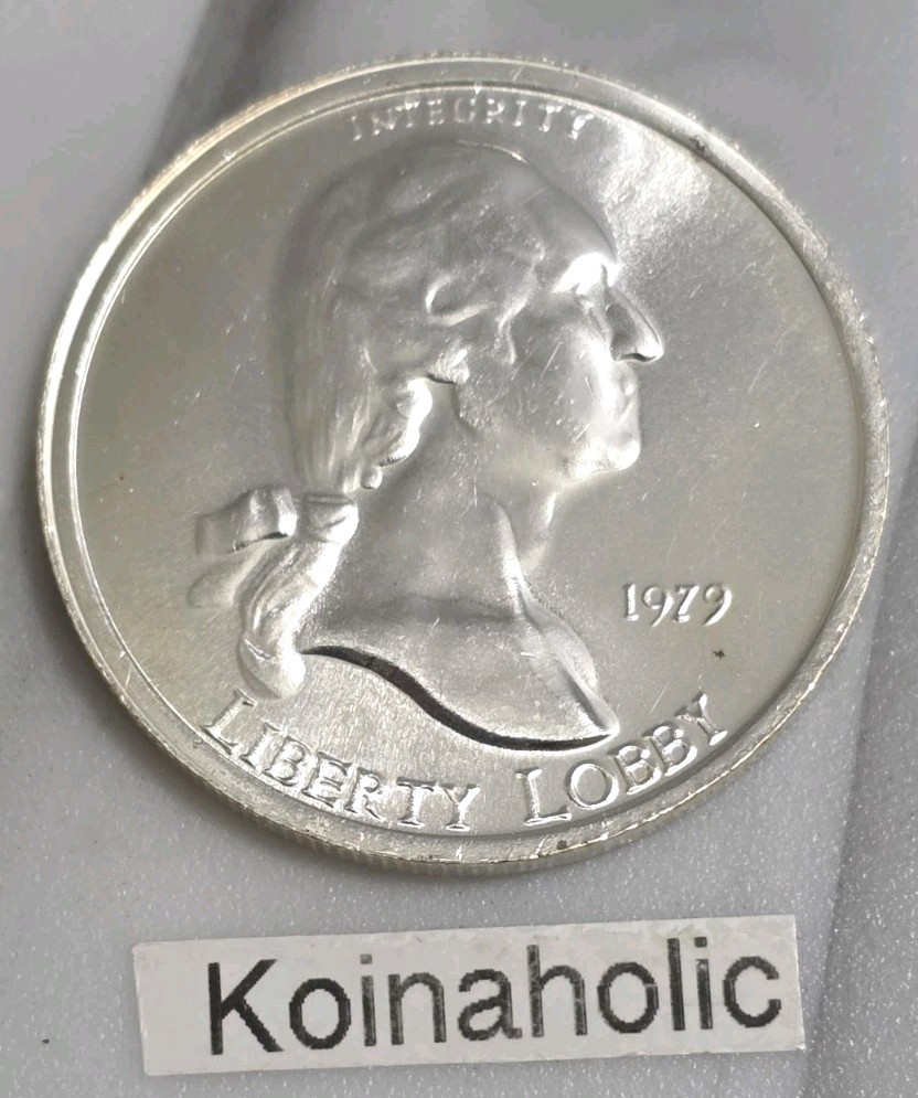 1979 George Washington Liberty Lobby 1 oz Silver Eagle .999 🔥 From Storage 🔥