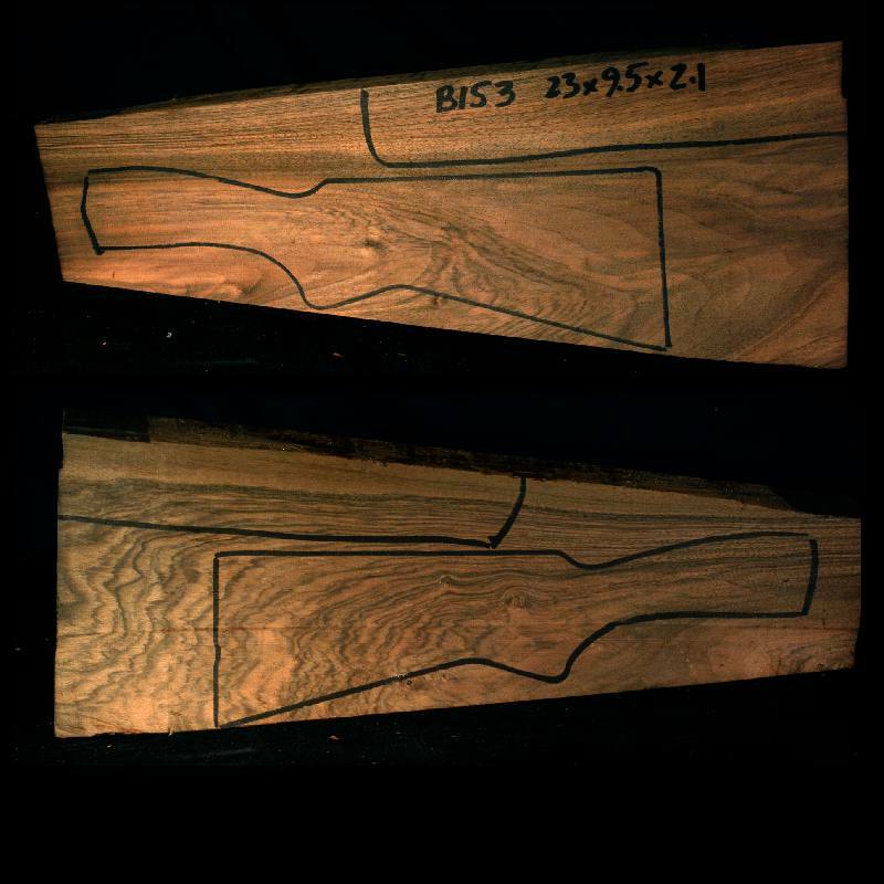 TURKISH WALNUT GUN STOCK BLANK FOR SHOTGUNS (ITEM#B153) CHIRON WALNUT