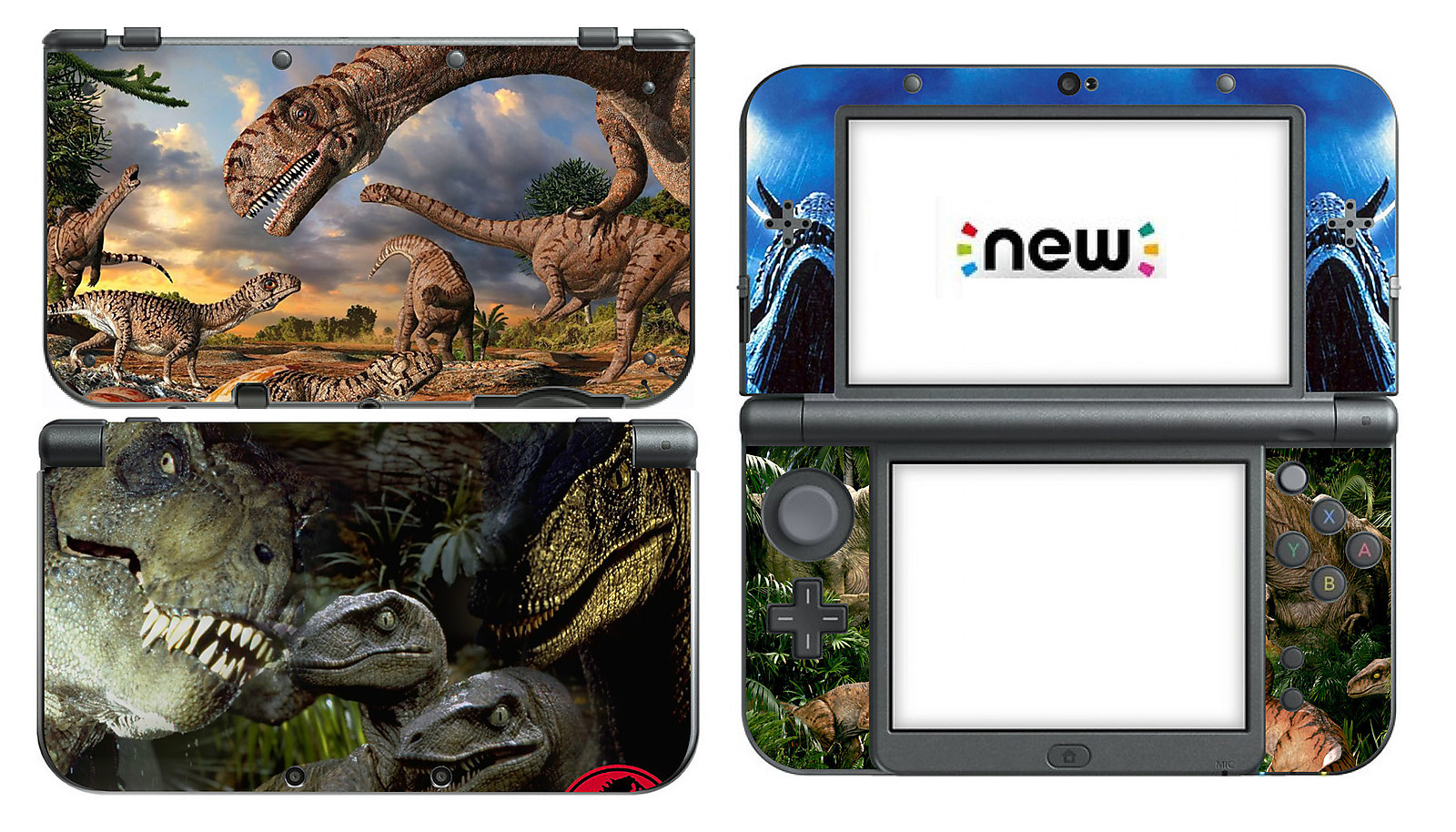 Dinosaur 347 Vinyl Decal Skin Sticker Game for Nintendo New 3DS XL 2015