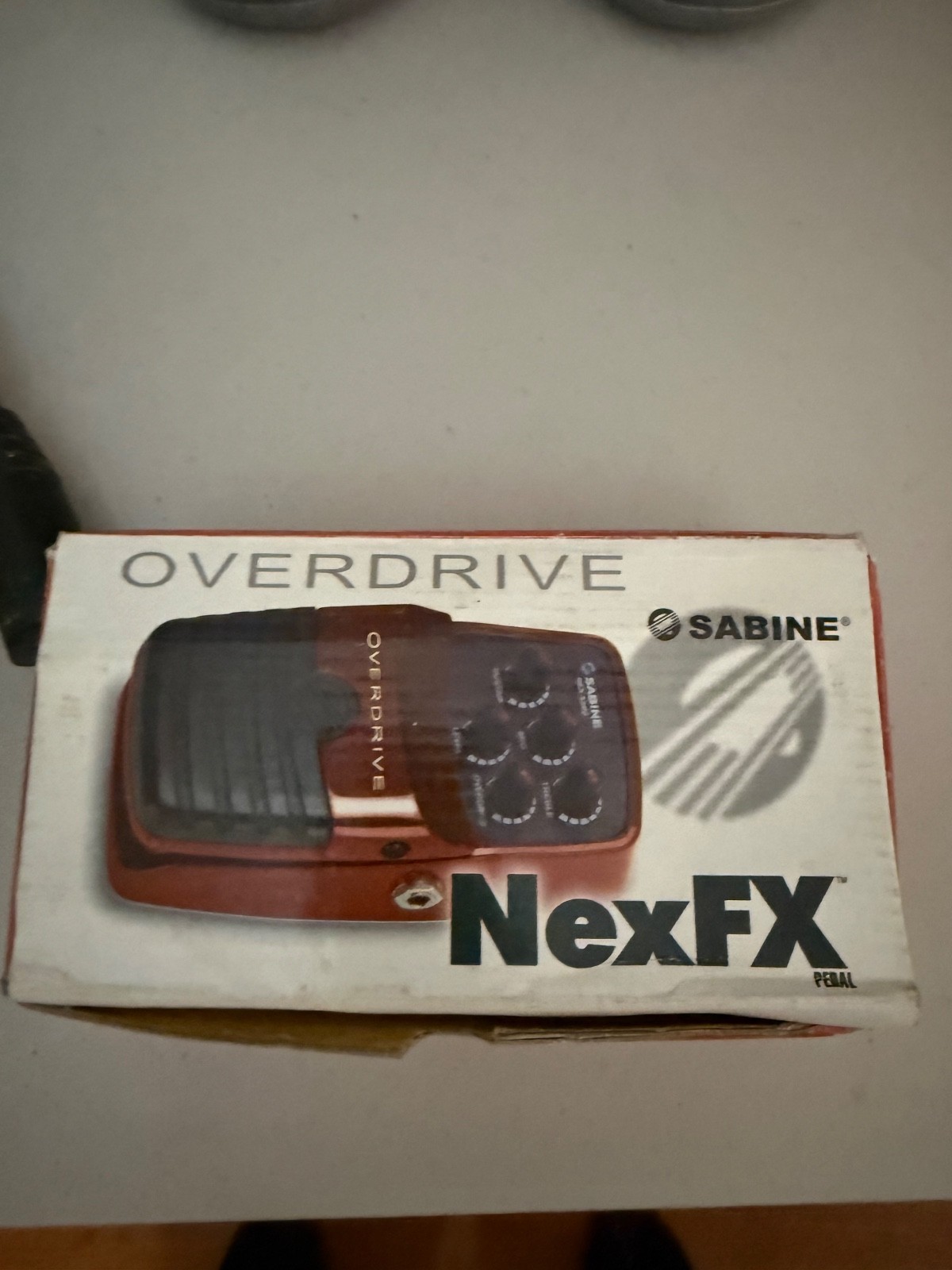 Sabine NEX-5200 OverDrive Sustain Pedal w/ Power Supply and Carrying Bag