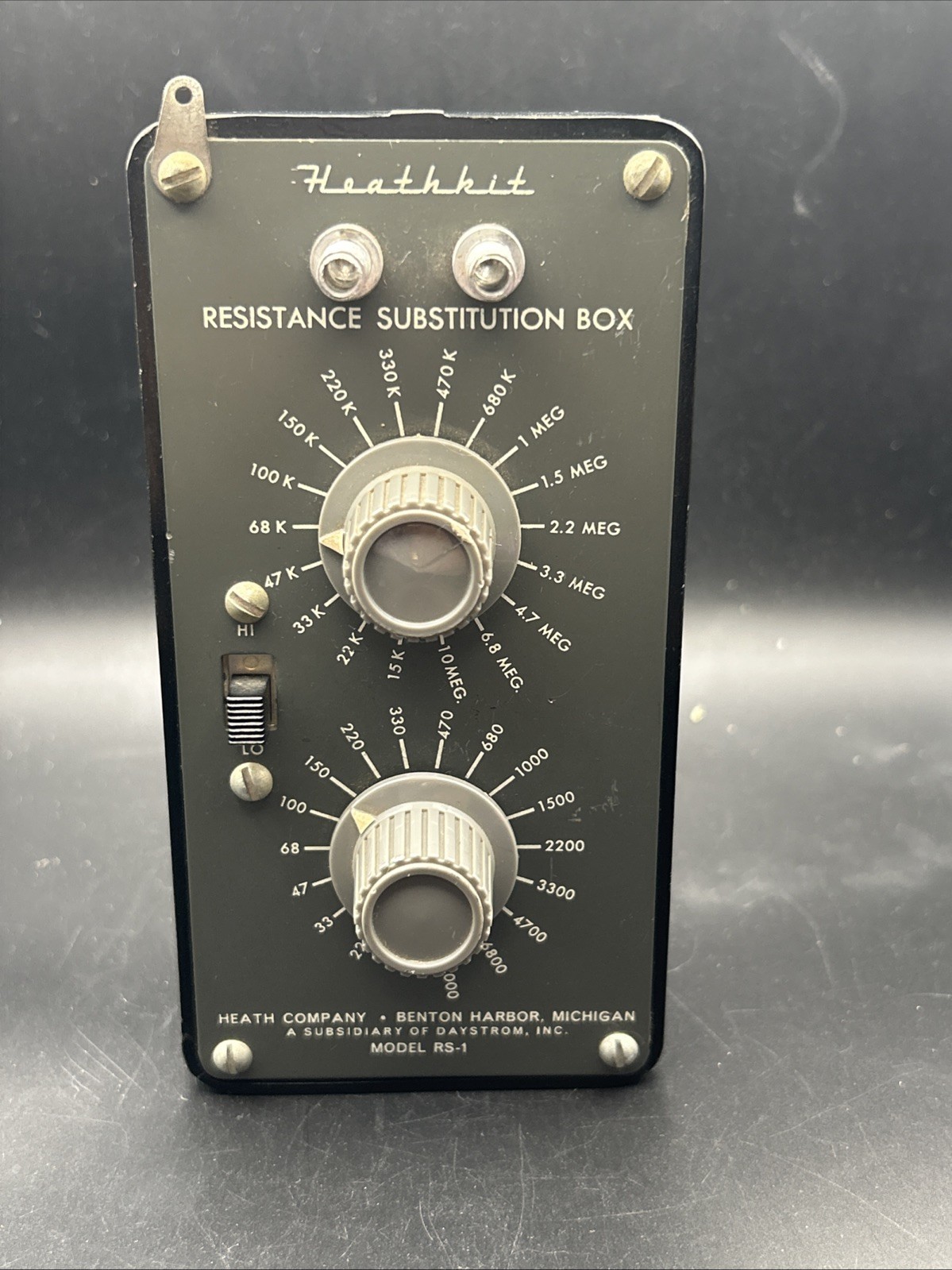 Vintage Heathkit RS-1 Resistance Substitution Box  UNTESTED/AS IS