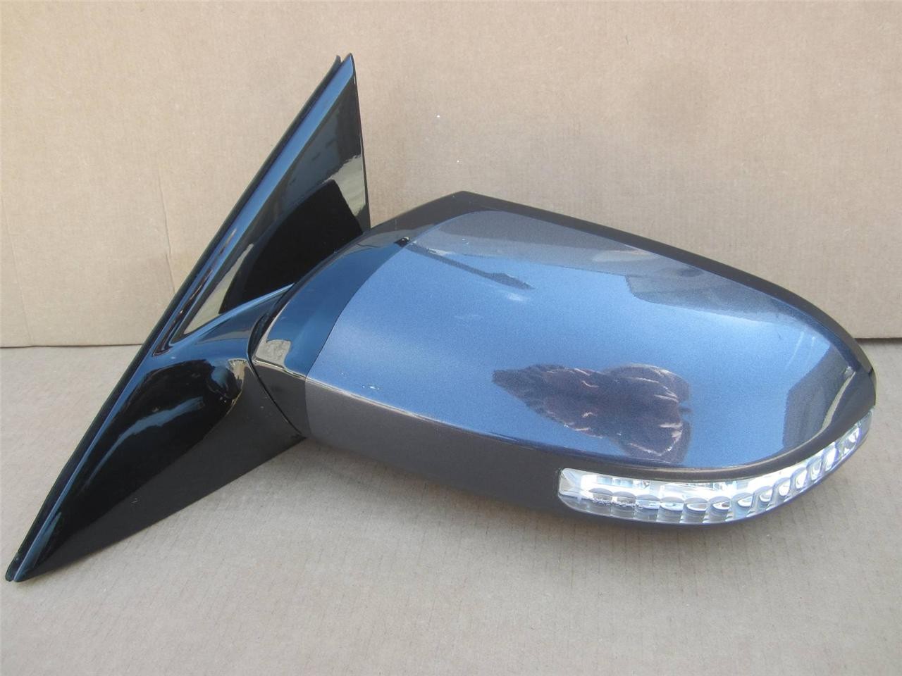 OEM 2009-2014 Nissan Maxima LH Left Driver Side Mirror Oxide Effect w/ Signal Lt