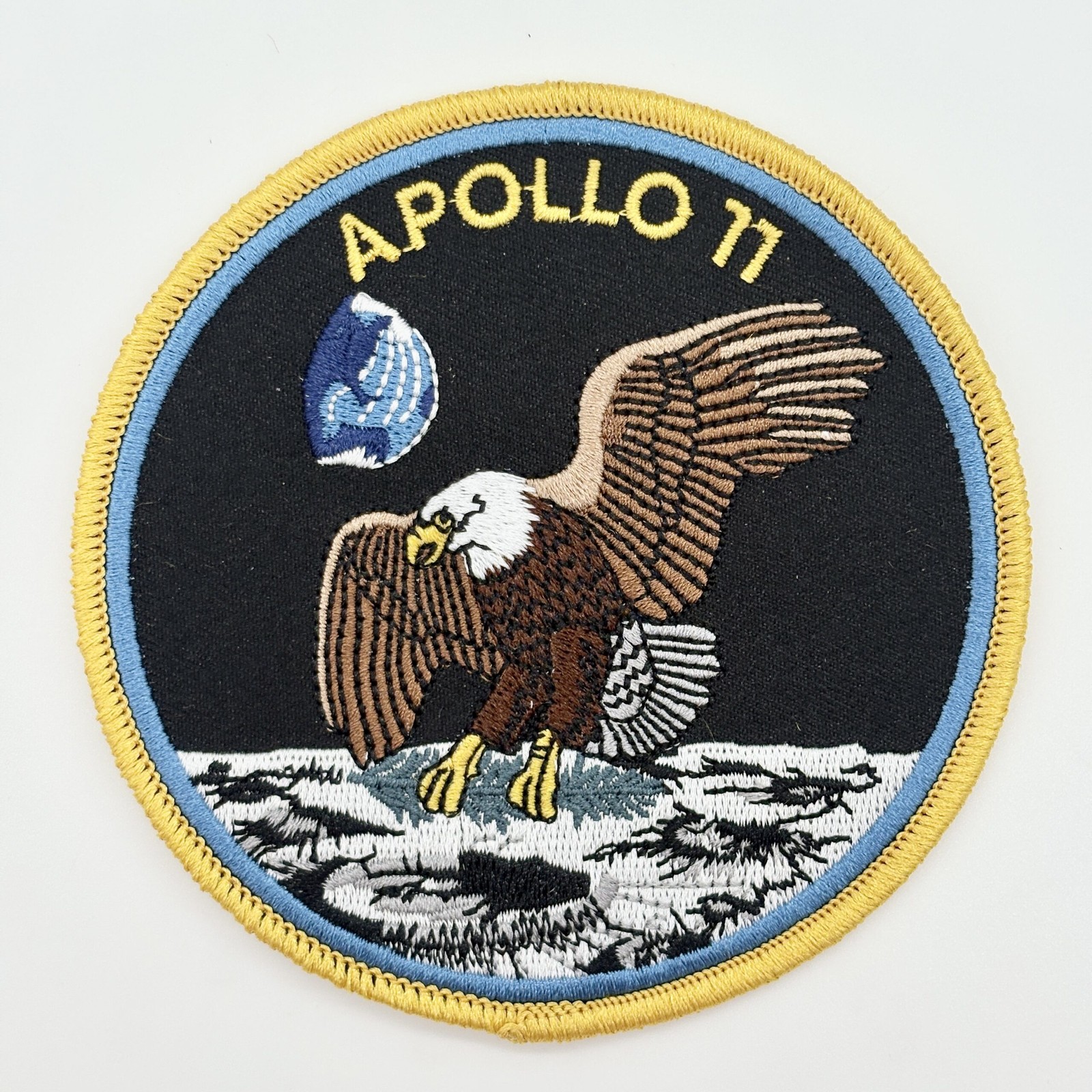 Apollo 11 Patch – Embroidered, Iron on, 4 Inch