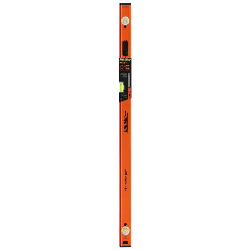 Johnson Level & Tool 5800-4880B 48-80" Extendable 48"-80" Extendable, Orange