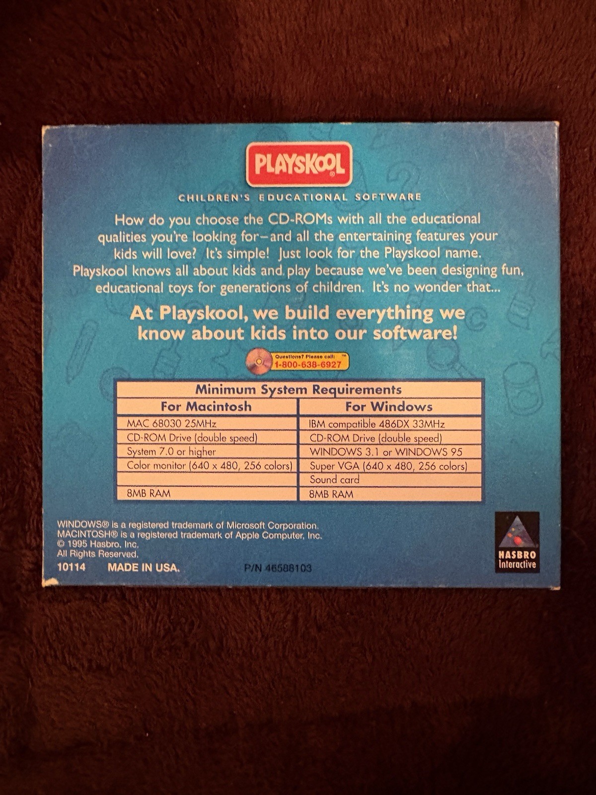 Playskool Play-Doh Creations PC CD-ROM w Instructions Opening Case Never Played