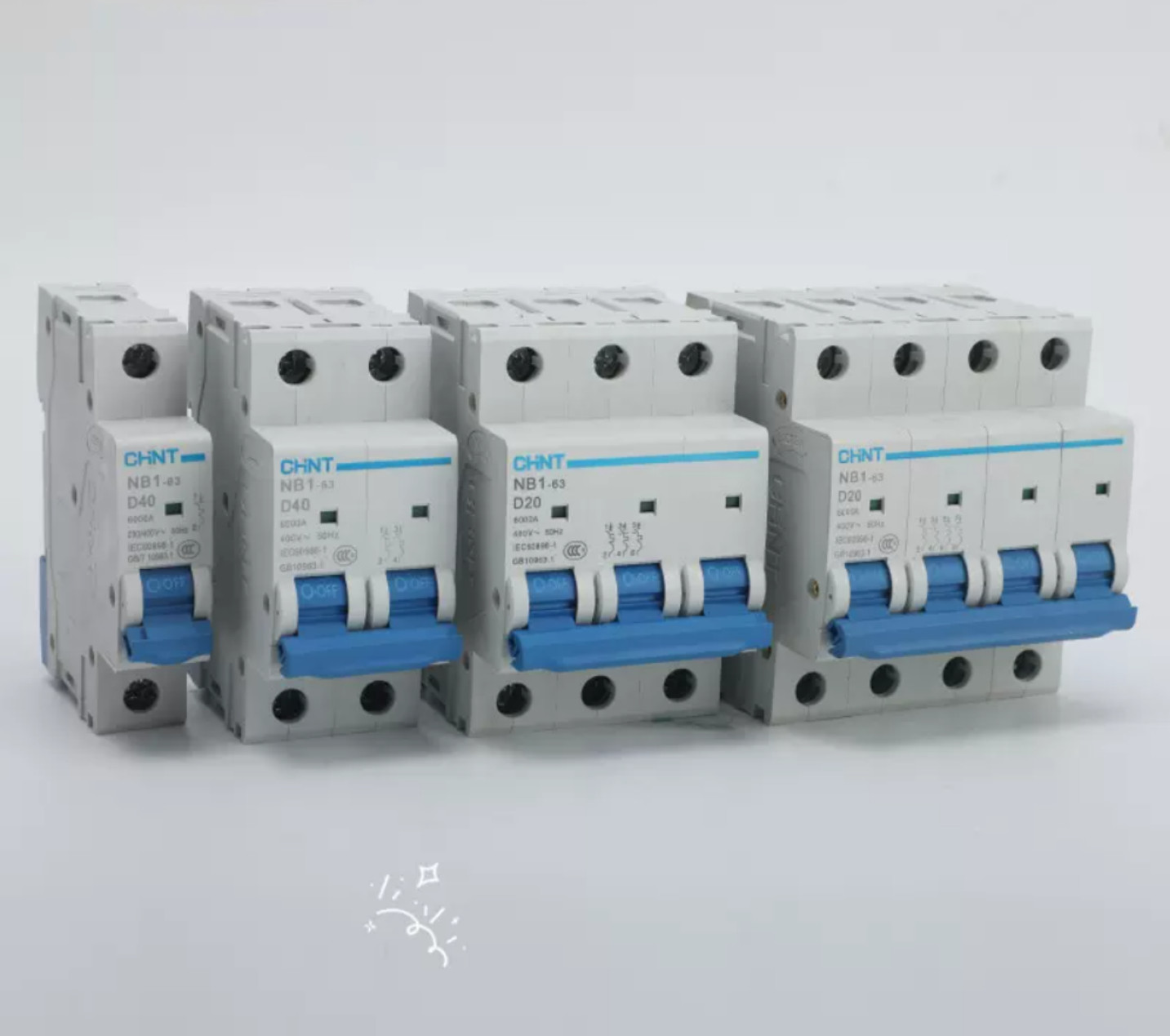 Chint NB1 Series NB1-63 Circuit Breaker Leakage Protector Type D Brand