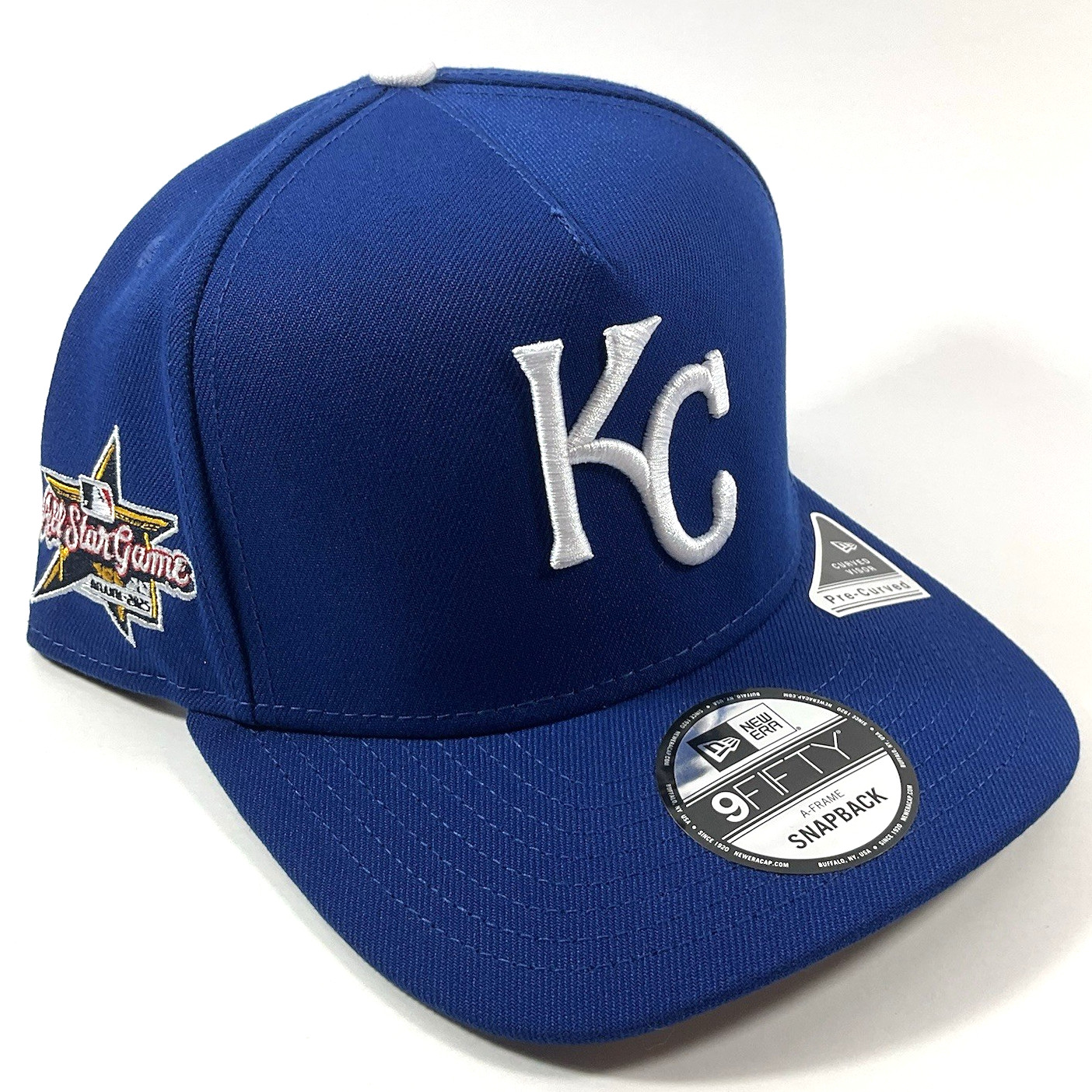 New Era Kansas City Royals Exclusive Blue ASG 9FIFTY A-Frame Snapback Hat Cap