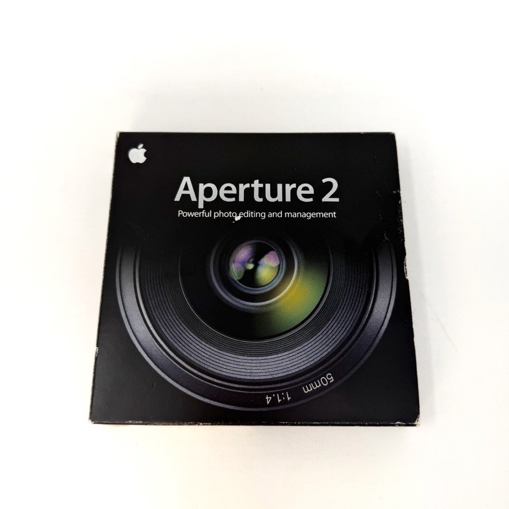 Apple Aperture 2 Mac Photo Editing Software Disc Manuals Preowned UNTESTED