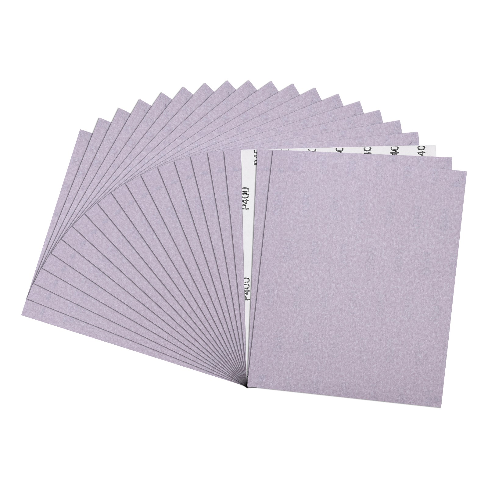 Sandpapers (9" x 11"/229mm x 279mm) 20 Sheet, 400 Grit Purple Sand Paper