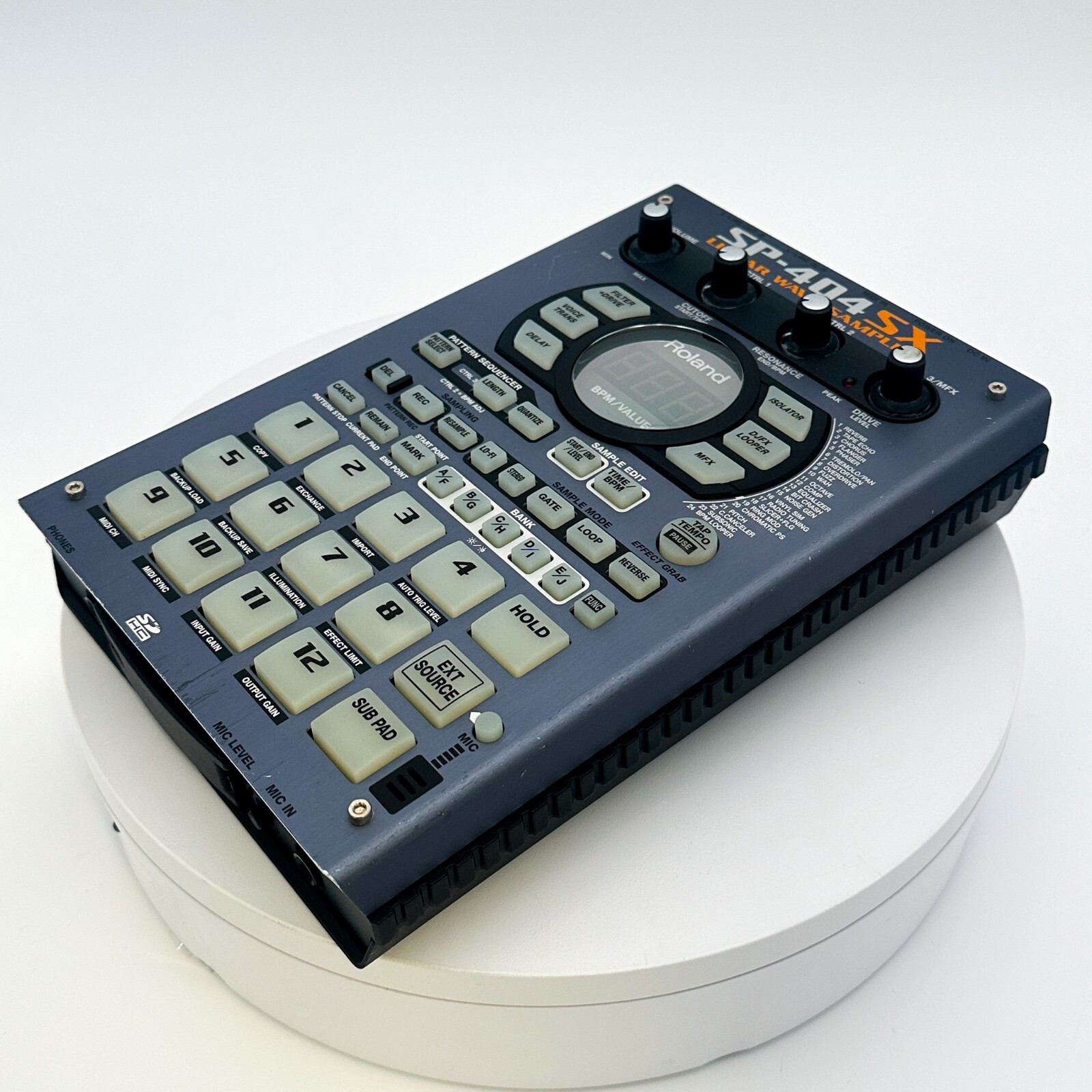 Roland SP-404SX Compact Linear Wave Sampler Tested Good Condition
