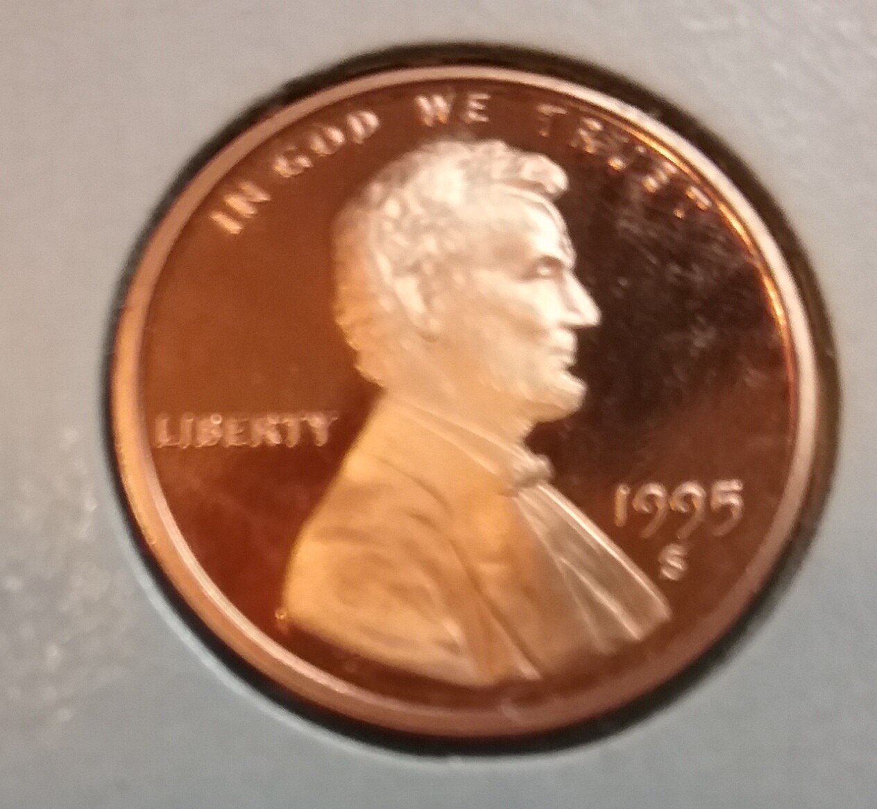 1995 Lincoln Memorial Cent  S - PROOF