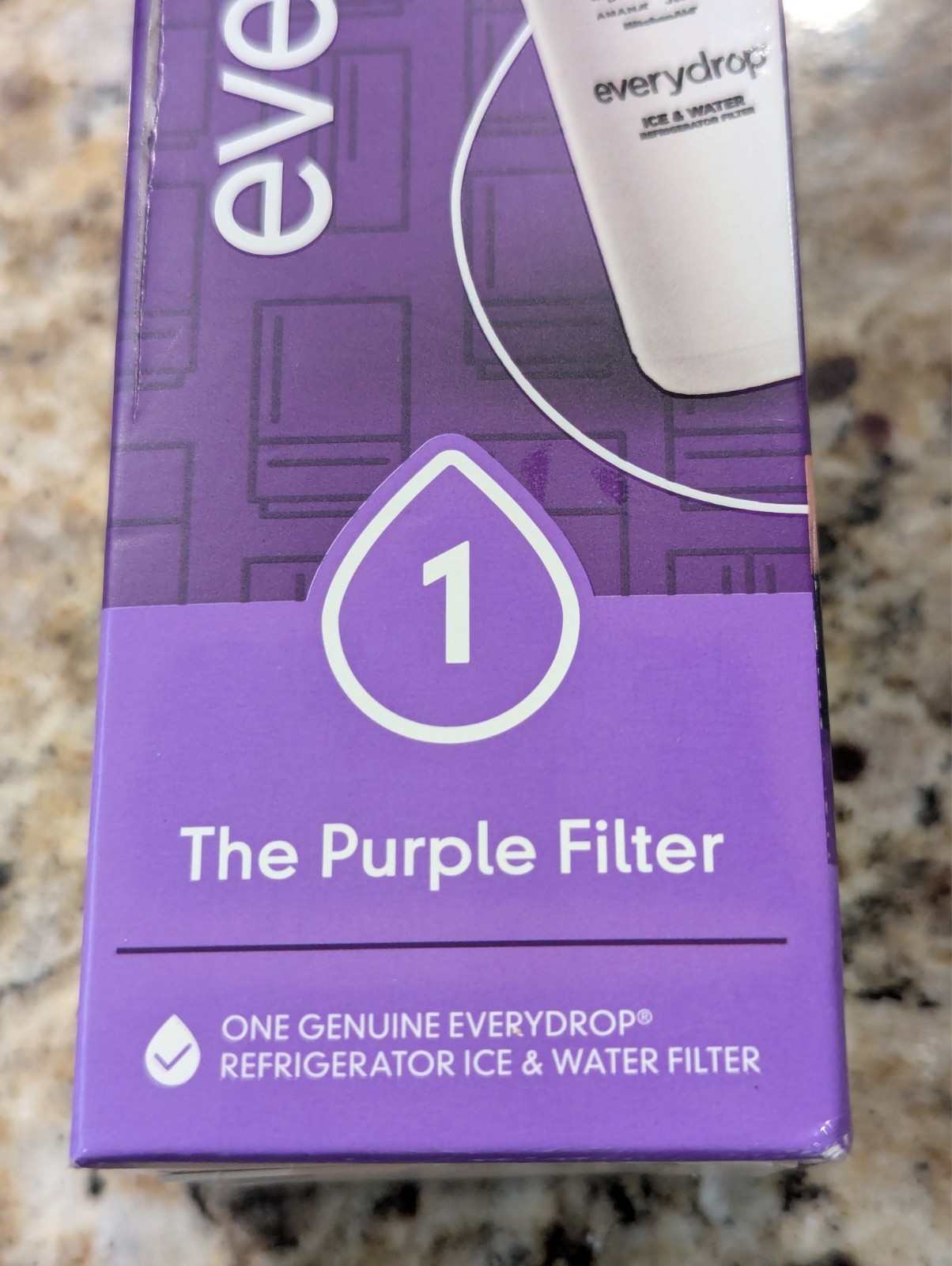 Every drop Refrigerator Ice & Water Filter Purple Filter