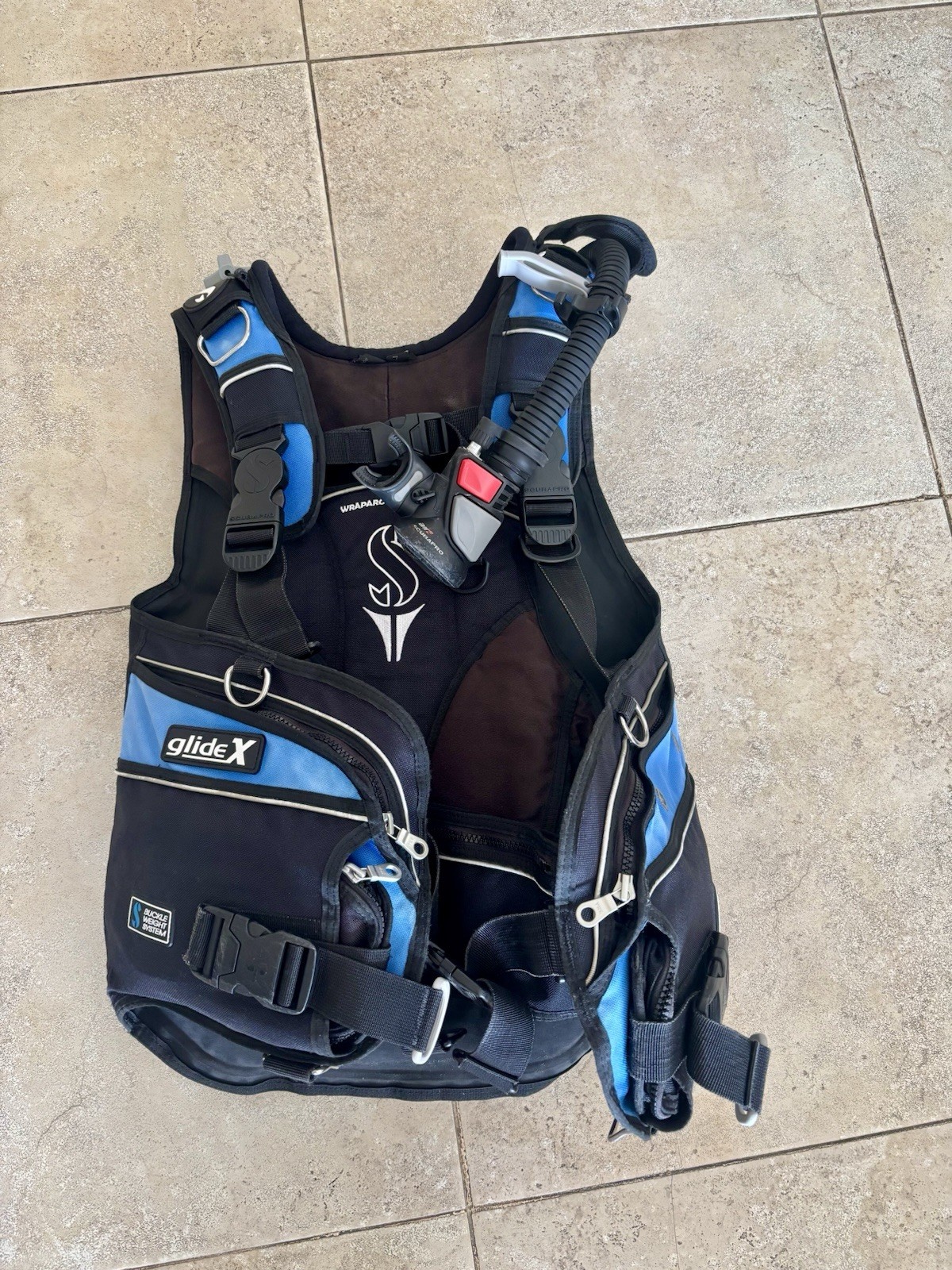 Scubapro Glide Plus bcd With 5th Generation Air 2 Men’s Xsmall