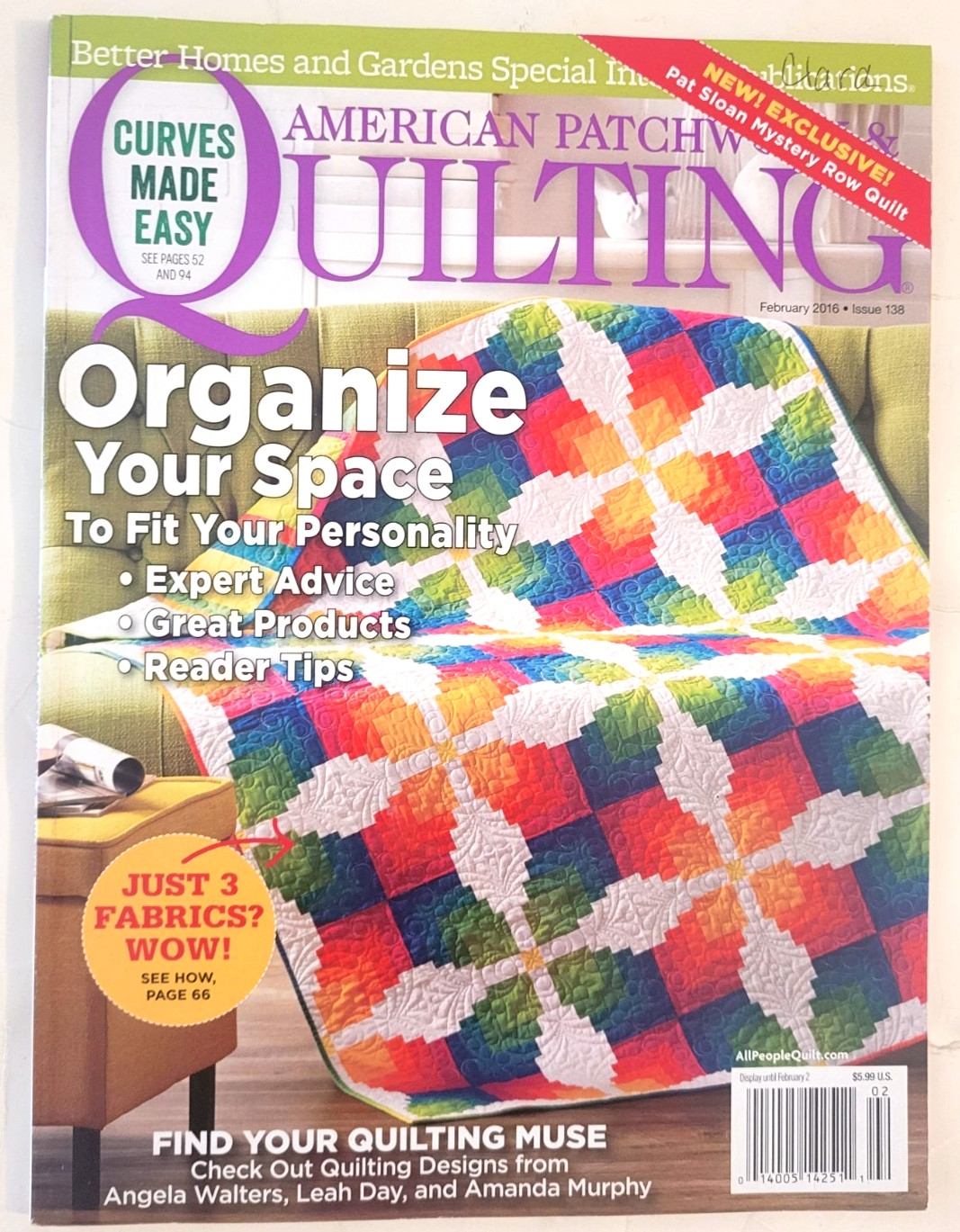 American Patchwork & Quilting issues,Better Homes & Gardens,1993-2025,qty discnt