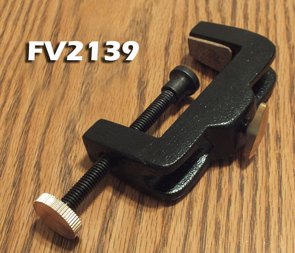 C Clamp Base for Fly Tying Vise, Fits on 3/8" Shaft -  FV2139- Heavy Duty