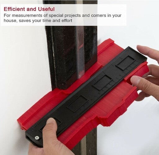 Profiler Multifunction Contour Gauge Versatile Profiler Ceramic Tile.. Color Blu