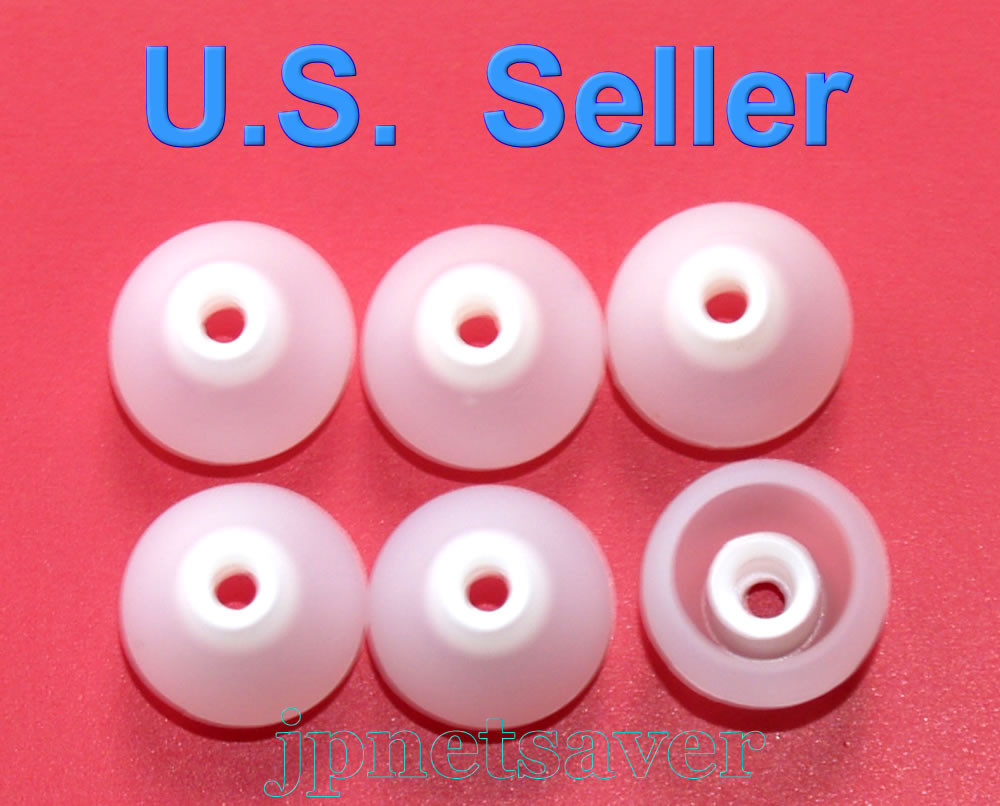 6 APPLE Large White Replacement Earbuds In-ear Earphones (MA850G/A/B)