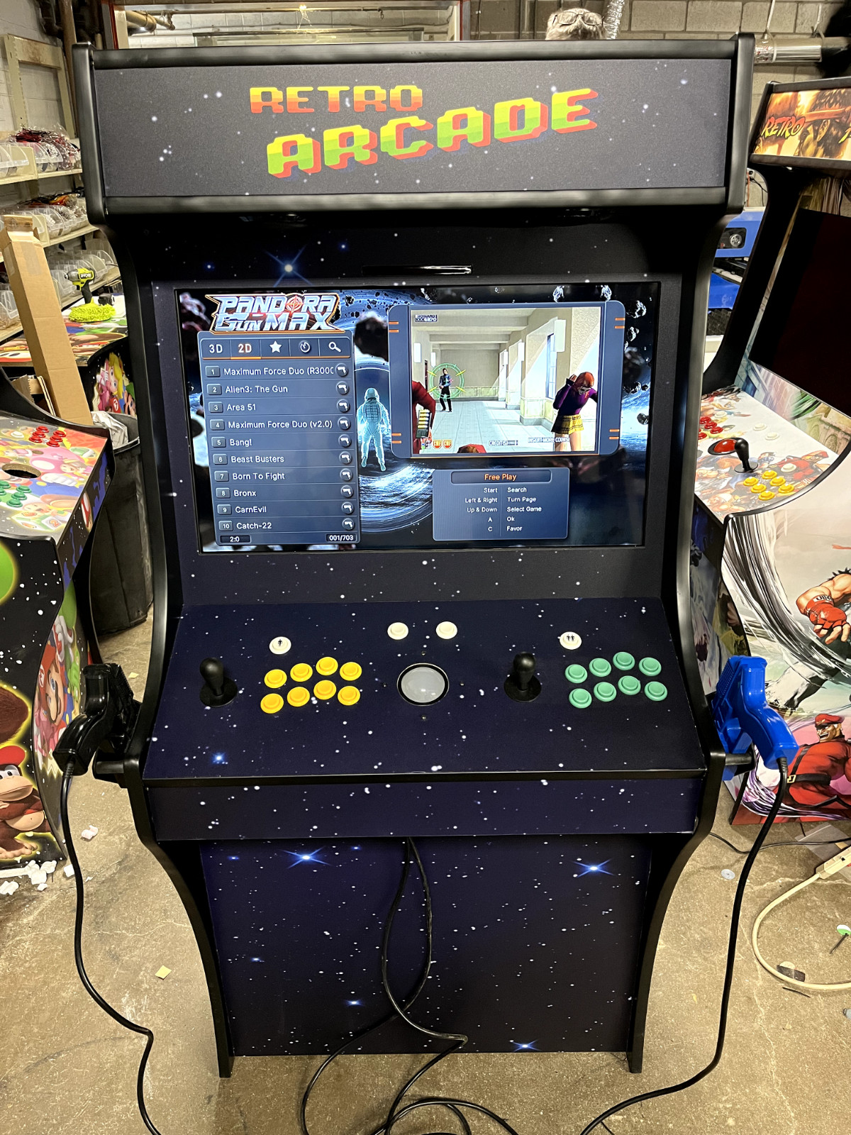 Full Size Ultimate Gaming Arcade with Dual Light Guns - 32 " Screen