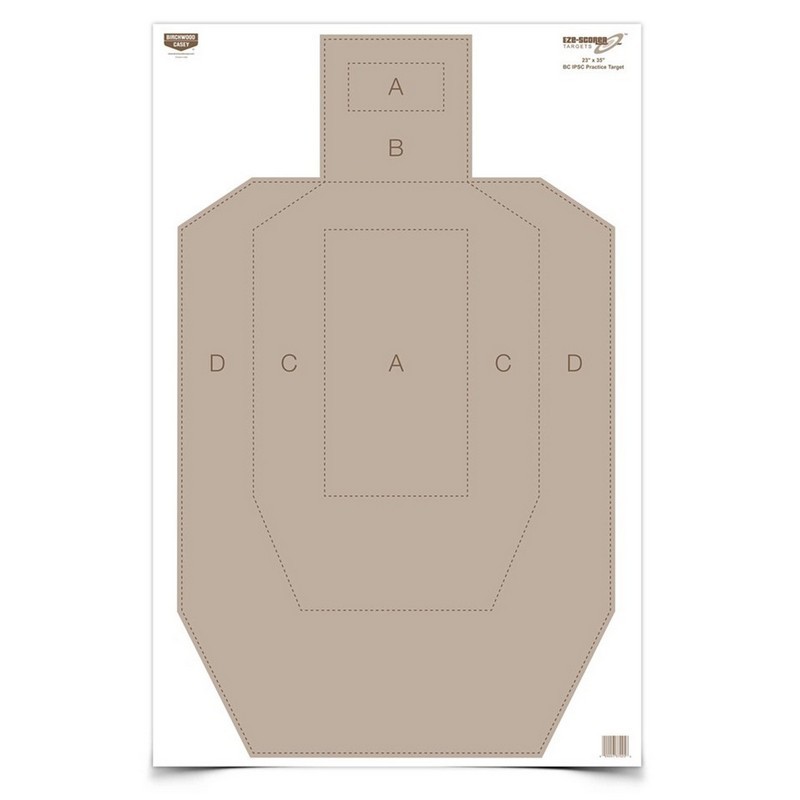 Eze-Scorer 23" x 35" IPSC Practice Targets - 5 Pack