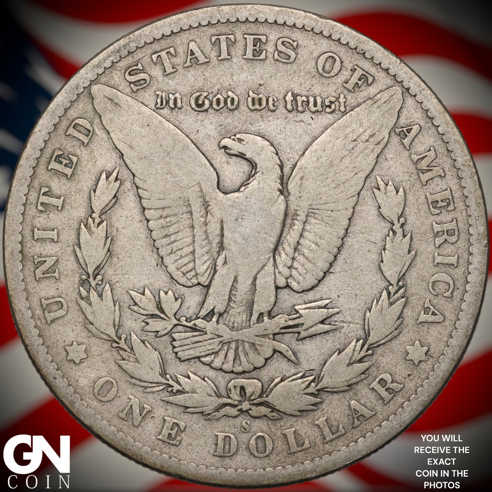 1892 S Morgan Dollar A9856