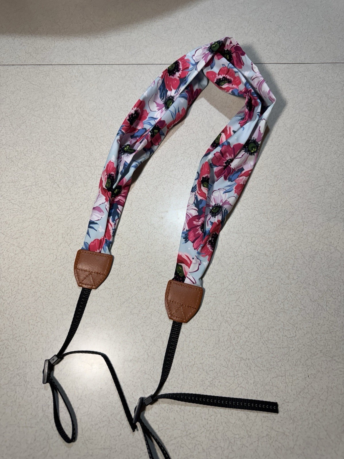 Camera Neck Strap - No Brand - Floral Design