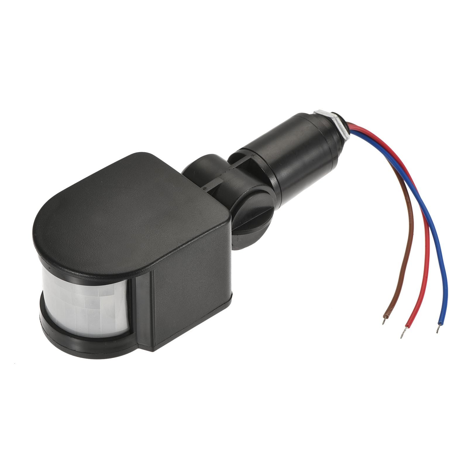 Motion Sensor 12V Infrared PIR Detector Switch Wall Mount Black