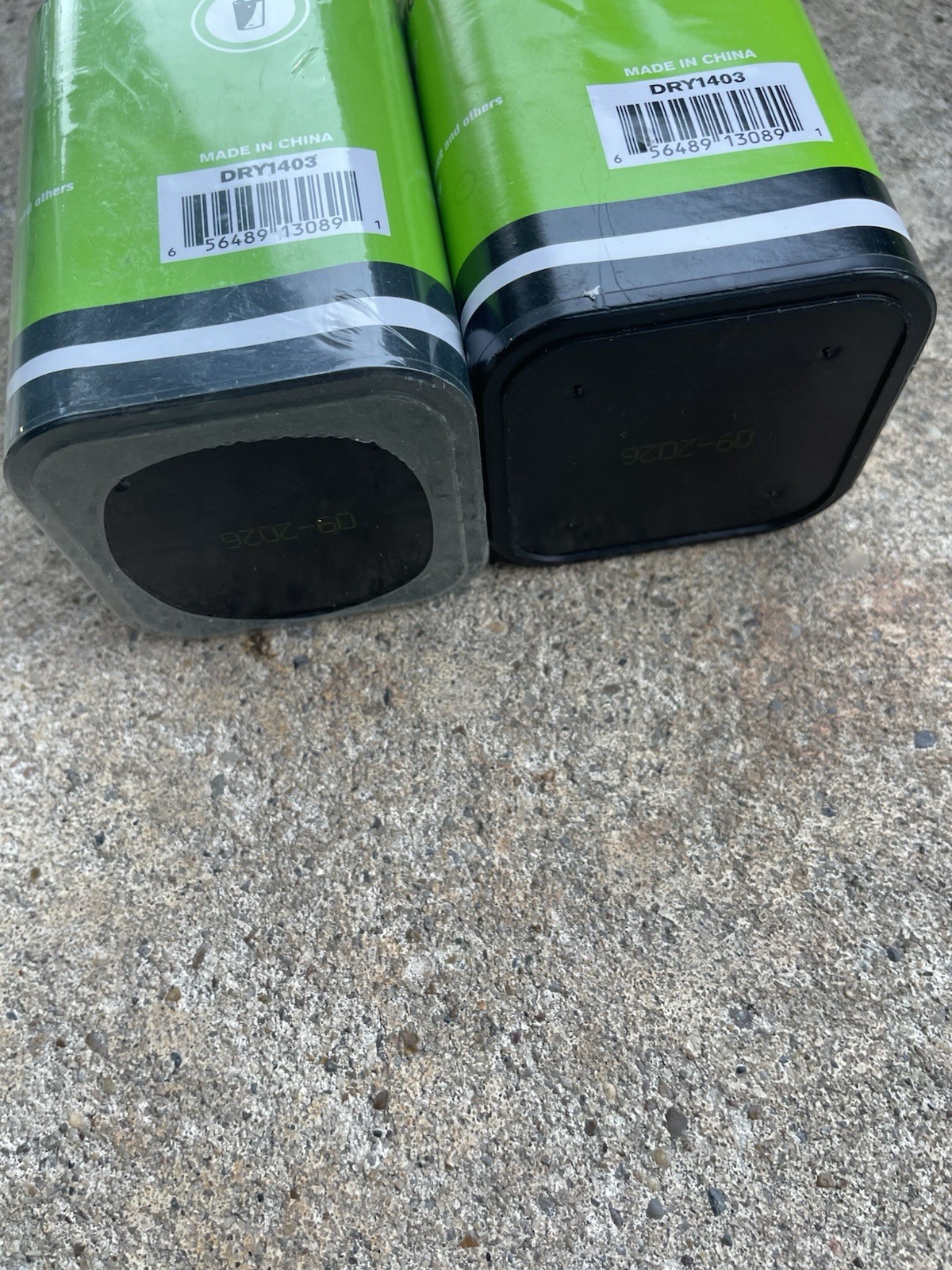 Two (2) Pack Interstate Workaholic DRY1403 Heavy Duty 6v Battery