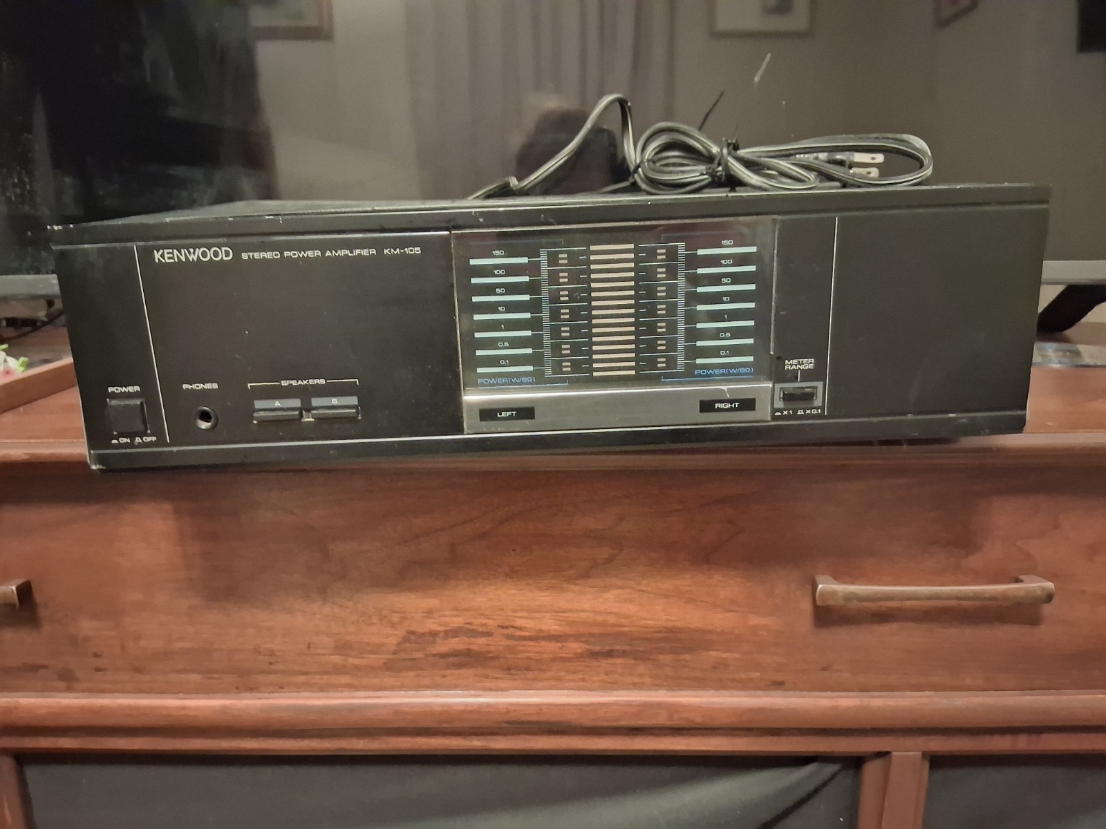 Kenwood KM-205 Power Amplifier 300 Watt Good Condition (Parts or Repair)