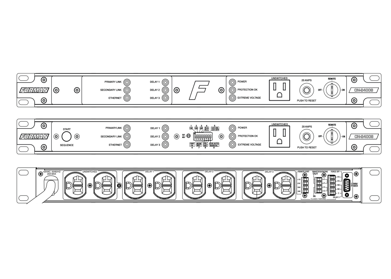 Furman CN2400S 20A Smart Sequencer