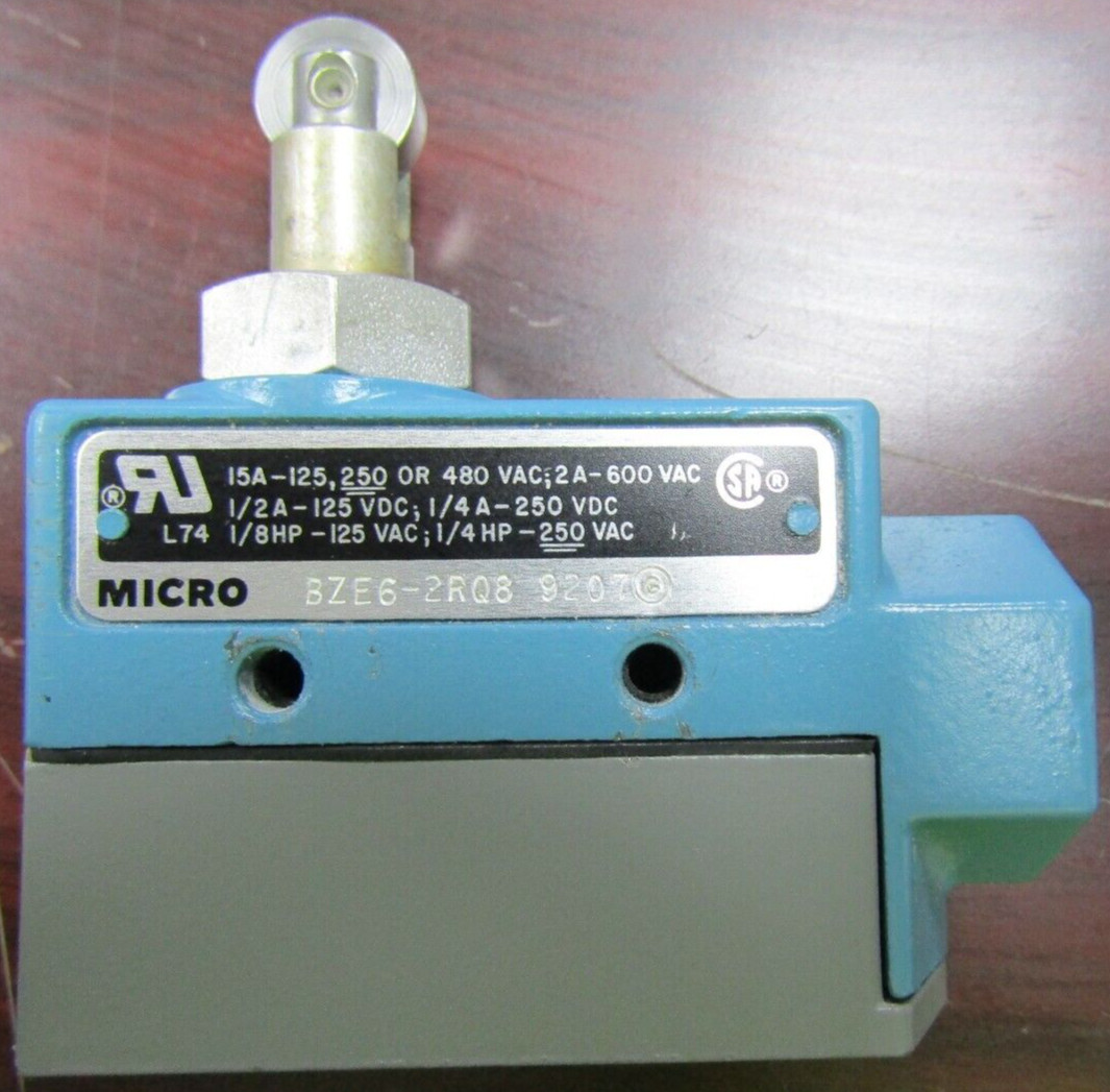 🤓 MICRO SWITCH 15 AMP LIMIT SWITCH 600 VAC 1/4 HP 1/2'' NPT BZE6-2RQ8