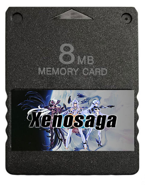 Xenosaga Episode I II III PlayStation 2 PS2 Memory Card 100% Completed Saves