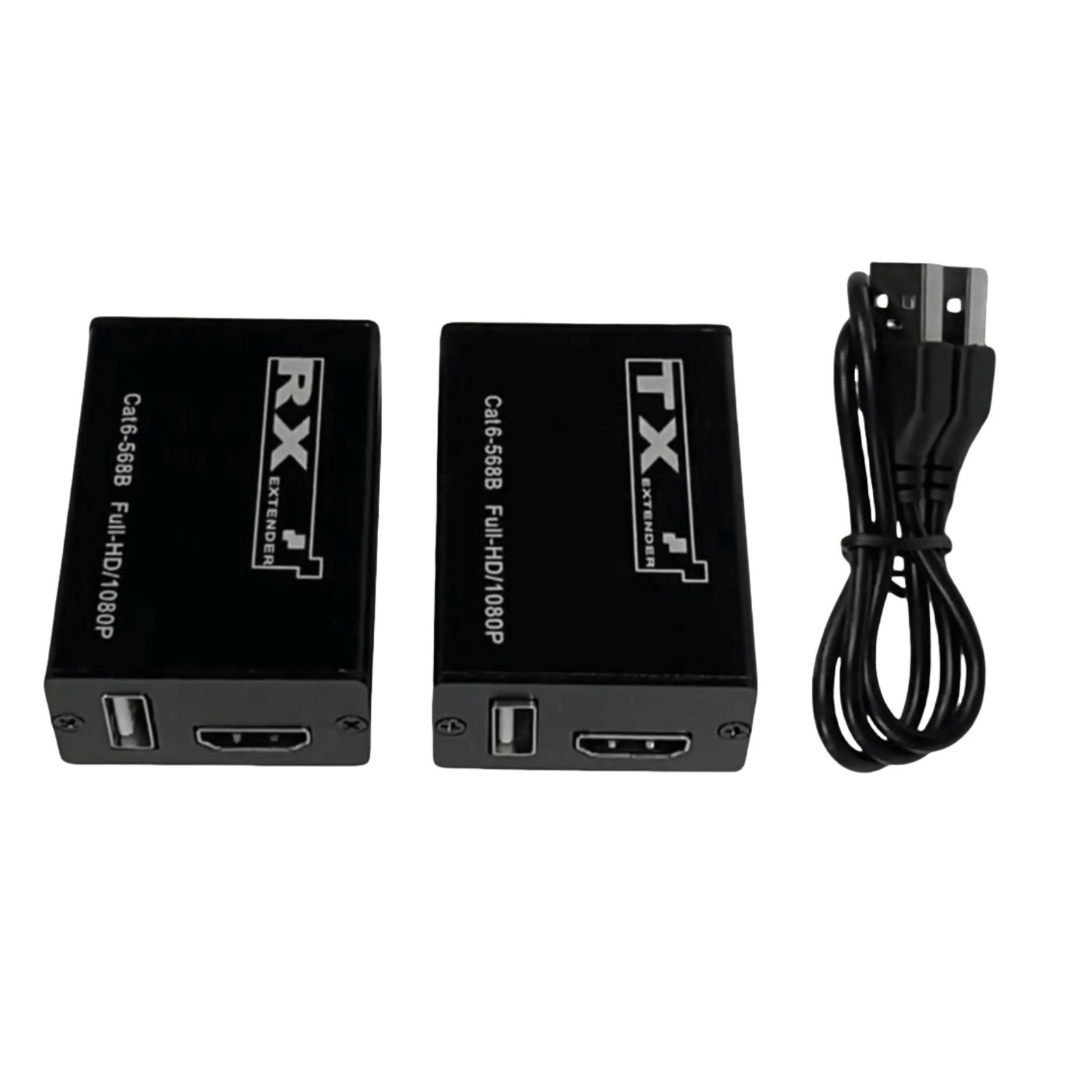 30M USB KVM HDMI Extender Adapter RJ45 Cat6 Ethernet Network Cable Accessories