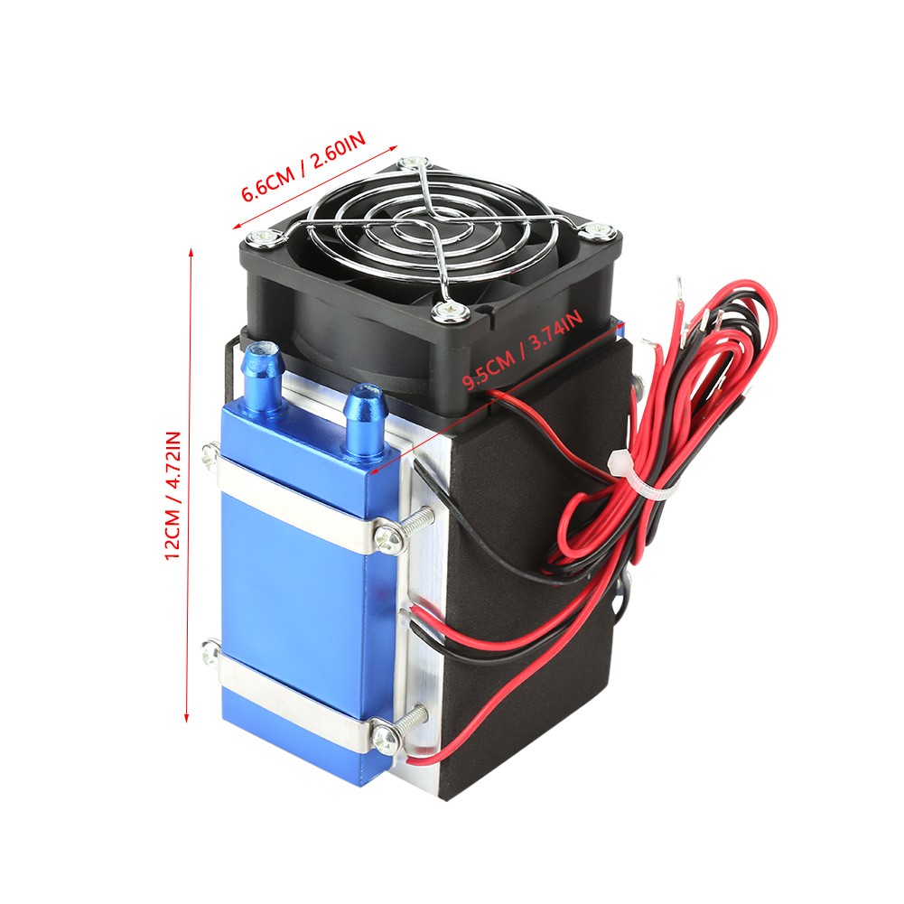 DC 12V 4 Chip Semiconductor Refrigeration Machine Cooler Air New