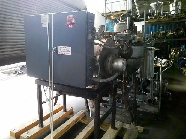 148 Kw 125 psi P M Lattner Steam Boiler 480 volt