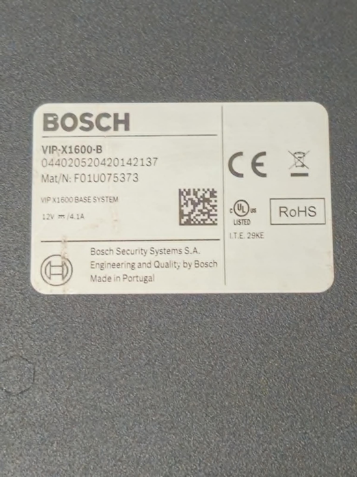 Bosch VIP-X1600-B Module Video Server Base System F01U075373 for Bosch Security