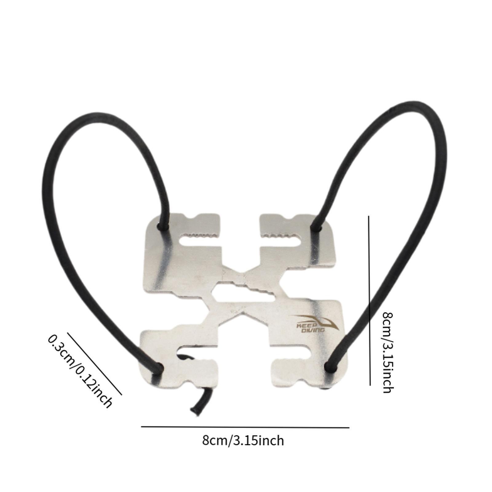 Backplate Weight Plate for Scuba Diving Compact Stainless Steel Webbing Mount