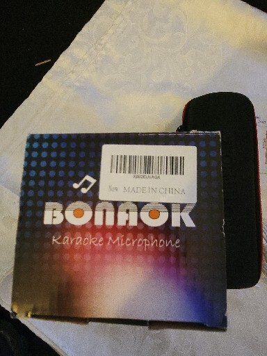 Bonnok Wireless Bluetooth Kareoke Microphone Q37 Rose Gold