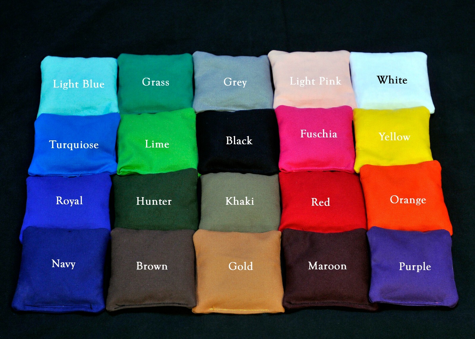 4" MINI BAGS. SET OF 8 BAGS. Small bags PICK YOUR 2 COLORS!   RESIN FILLED