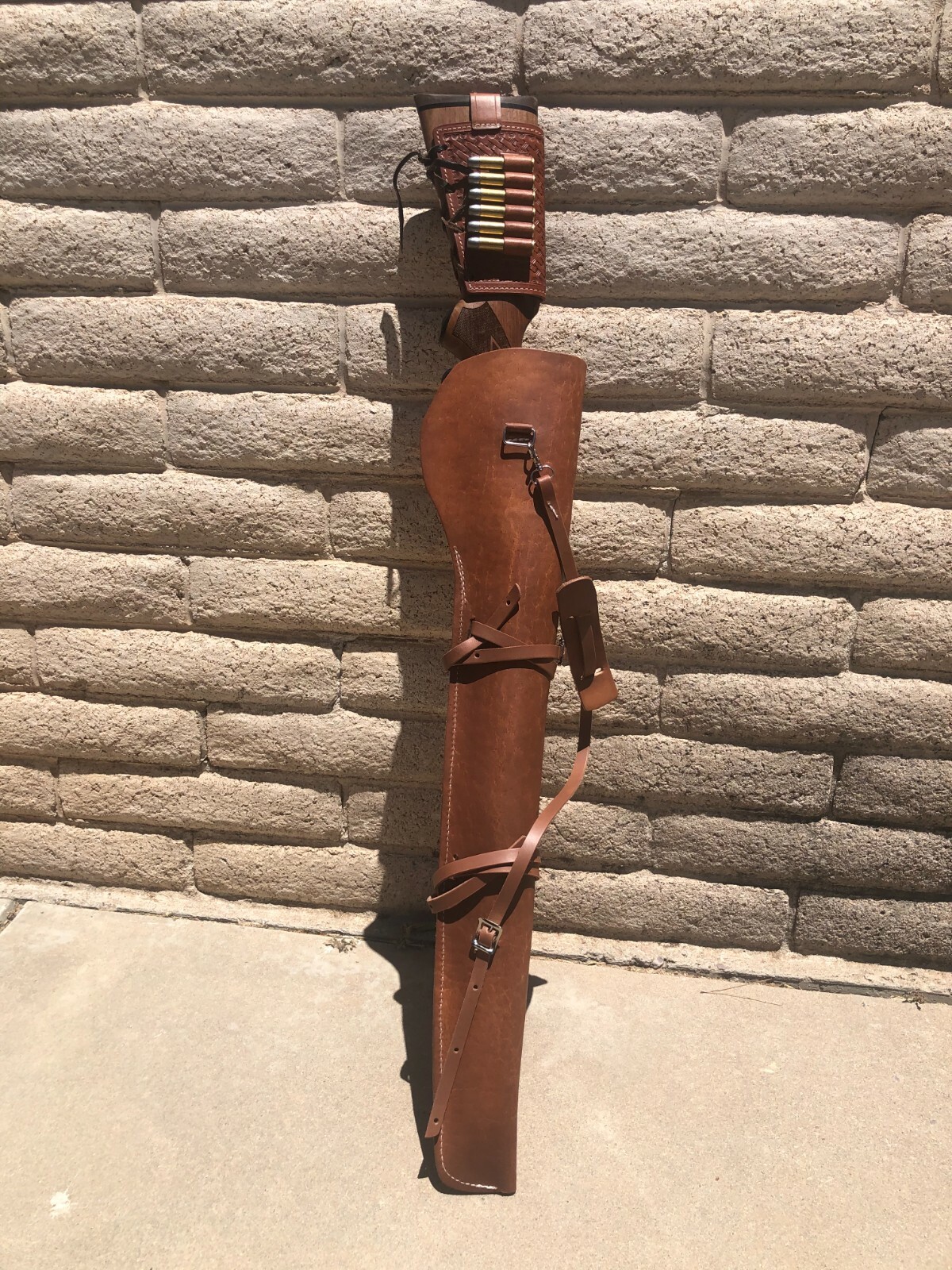 Leather Rifle Scabbard Fits Lever Action Winchester 94 Horseback ATV Hunting USA
