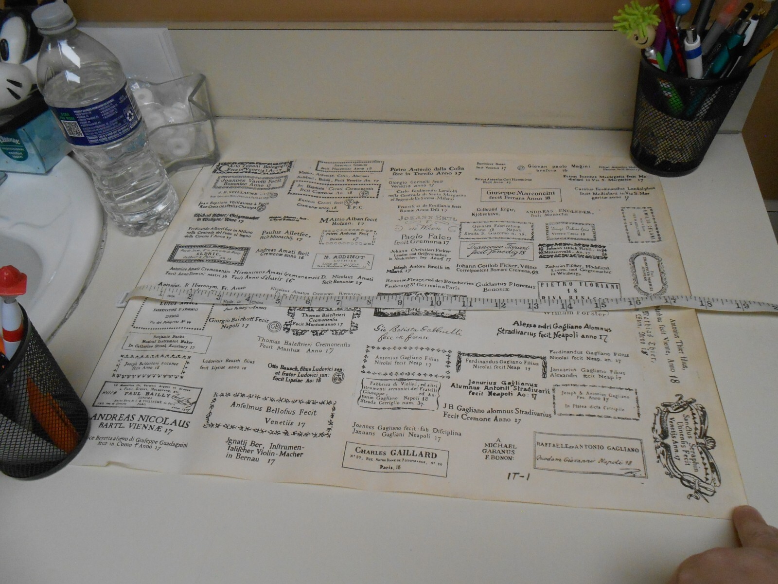 Poster - Violin Maker Labels