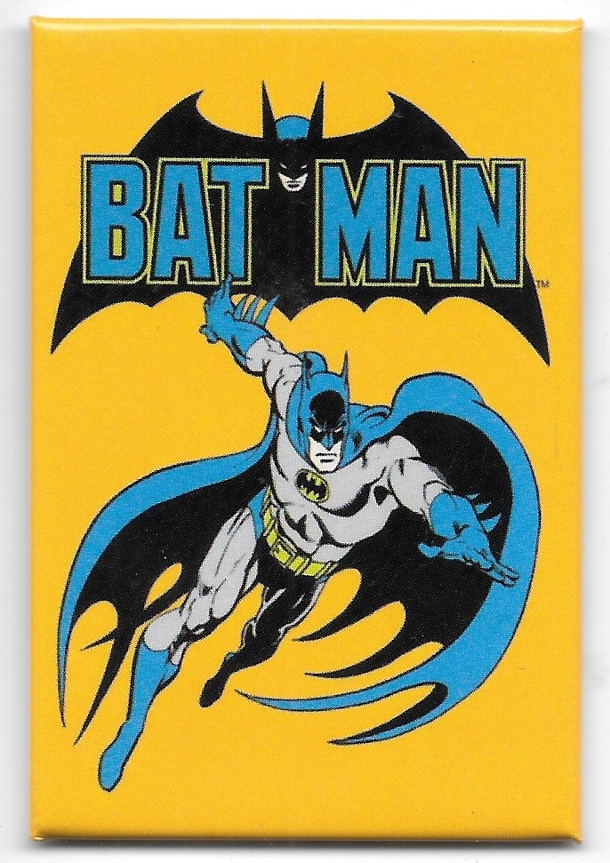 DC Comics Batman Running Blue Cape Comic Art Refrigerator Magnet NEW UNUSED
