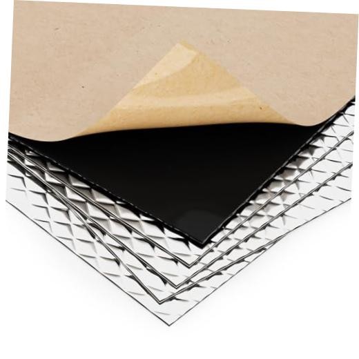 Car Sound Deadening Mat, 80mil (2mm) 36 sqft Butyl Butyl 80mil/33pcs(36sqft)