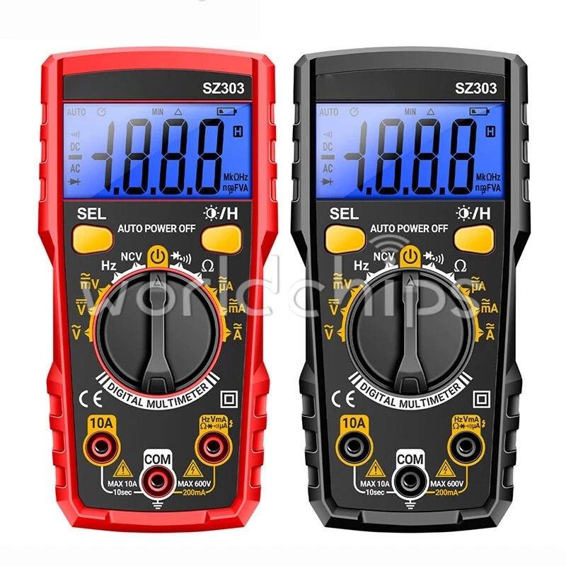 ANENG SZ308 Digital Multimeter AC/DC Current Meter Voltage Resistance Meter LCD